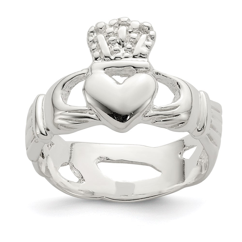 High-Quality Sterling Silver Claddagh Ring - Stylish Love & Friendship Symbol