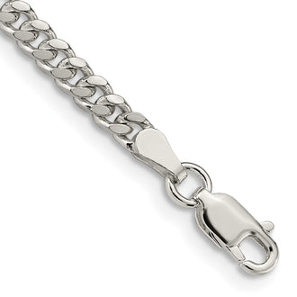 Buy Stylish 3.25mm Polished Domed Curb Chain in High-Quality Sterling Silver