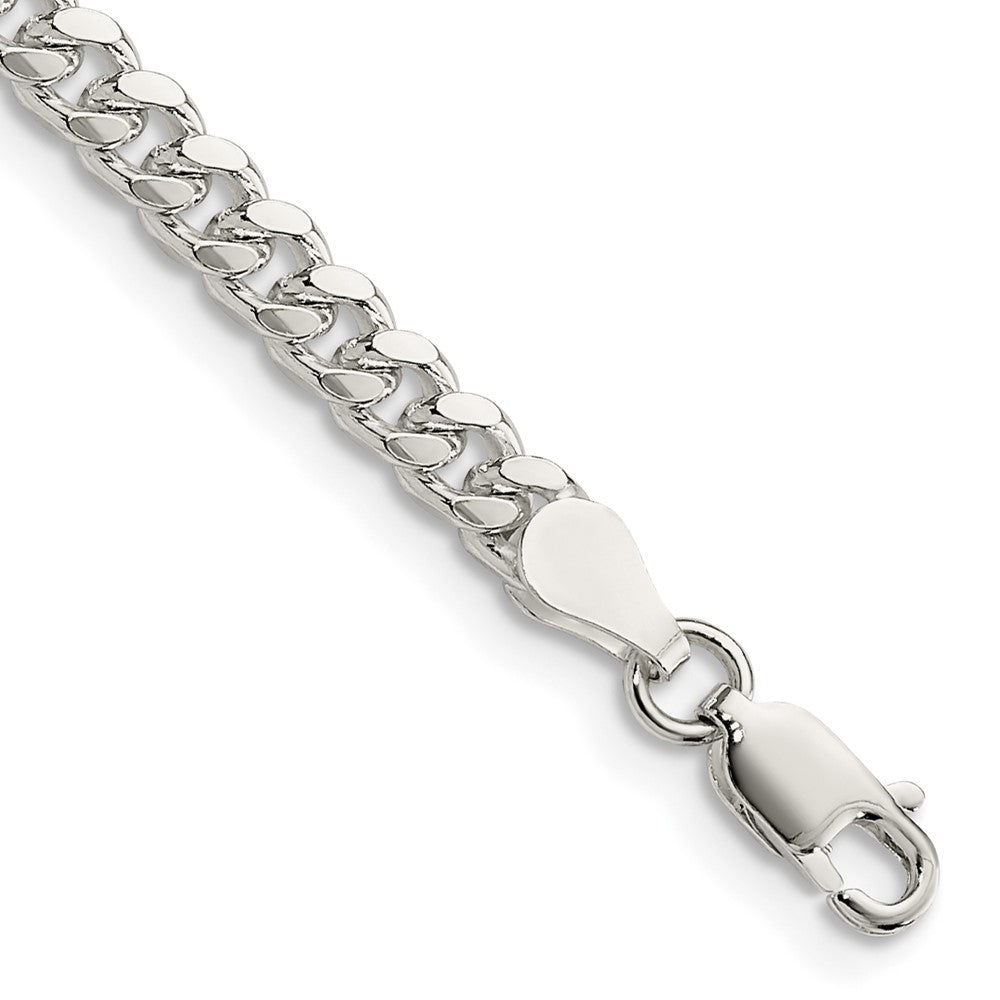 Buy Stylish 4mm Sterling Silver Domed Curb Chain - Affordable Luxury Design
