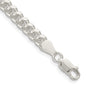Buy Stylish 5mm Sterling Silver Domed Curb Chain - Exclusive Side D/C Design-2