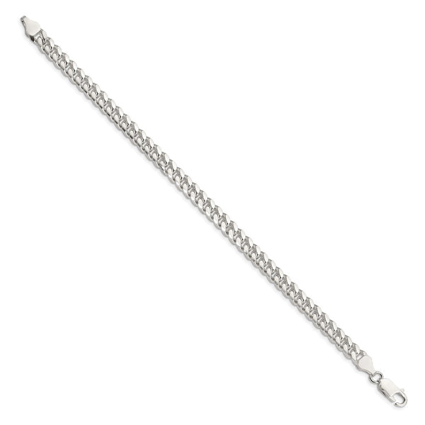 6mm Sterling Silver Domed Curb Chain - Style GR1-1029998