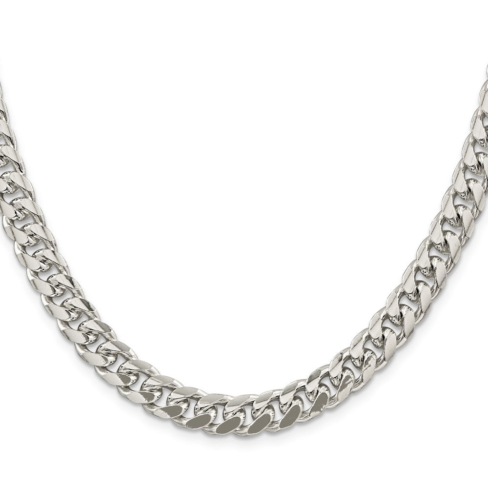 Buy Stylish 8.5mm Sterling Silver Domed Curb Chain - Exclusive Design