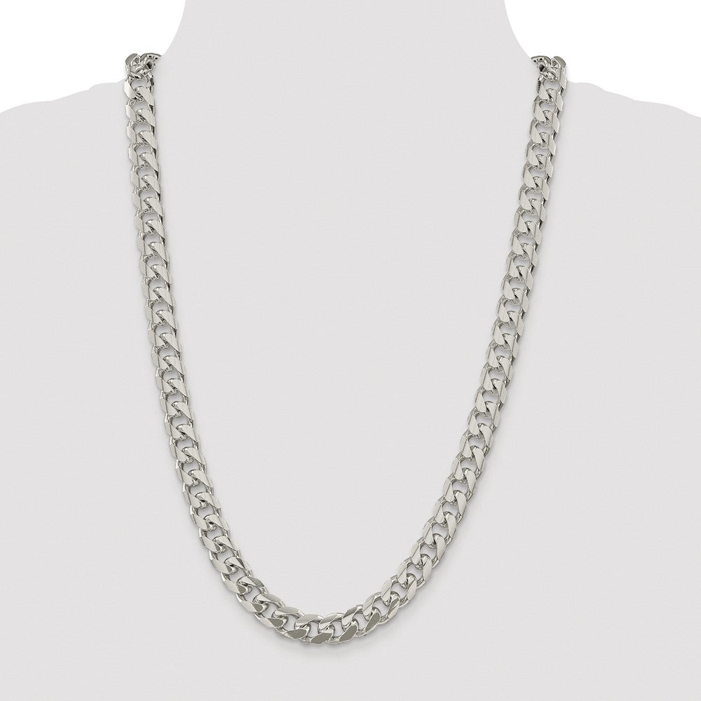 Buy Stylish Rhodium-Plated Sterling Silver Pendant 10.5mm with Chain