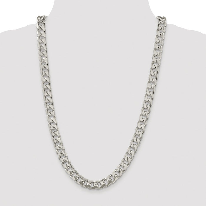 Buy Stylish Rhodium-Plated Sterling Silver Pendant 10.5mm with Chain-4