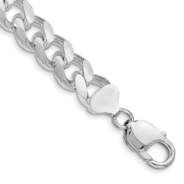 Rhodium-Plated Sterling Silver 10.5mm Pendant & Chain