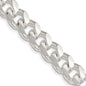 Exclusive 10.5mm Sterling Silver Domed Pendant & Side Curb Chain - Stylish Value-4