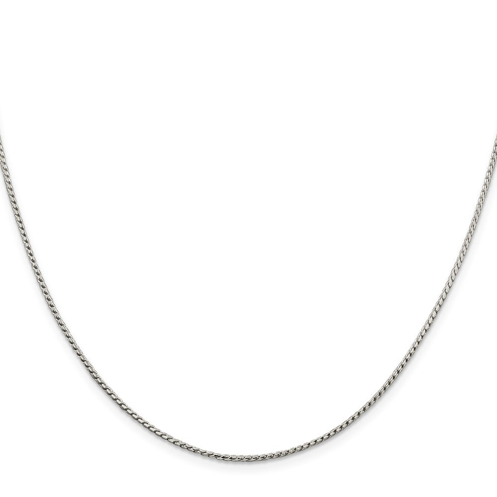 Buy Stylish 1.25mm Round Franco Chain in Sterling Silver - Affordable Luxury