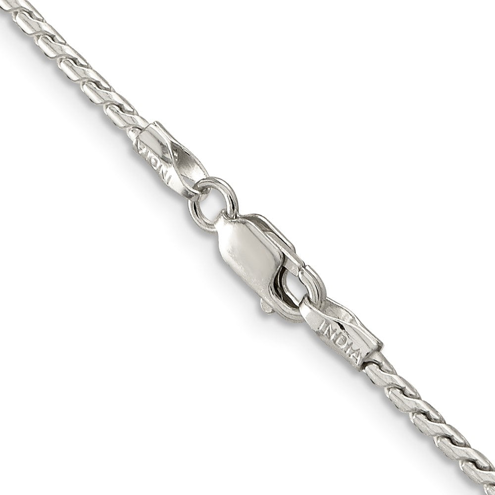 Buy Stylish 1.75mm Round Franco Chain in Sterling Silver - Affordable Elegance
