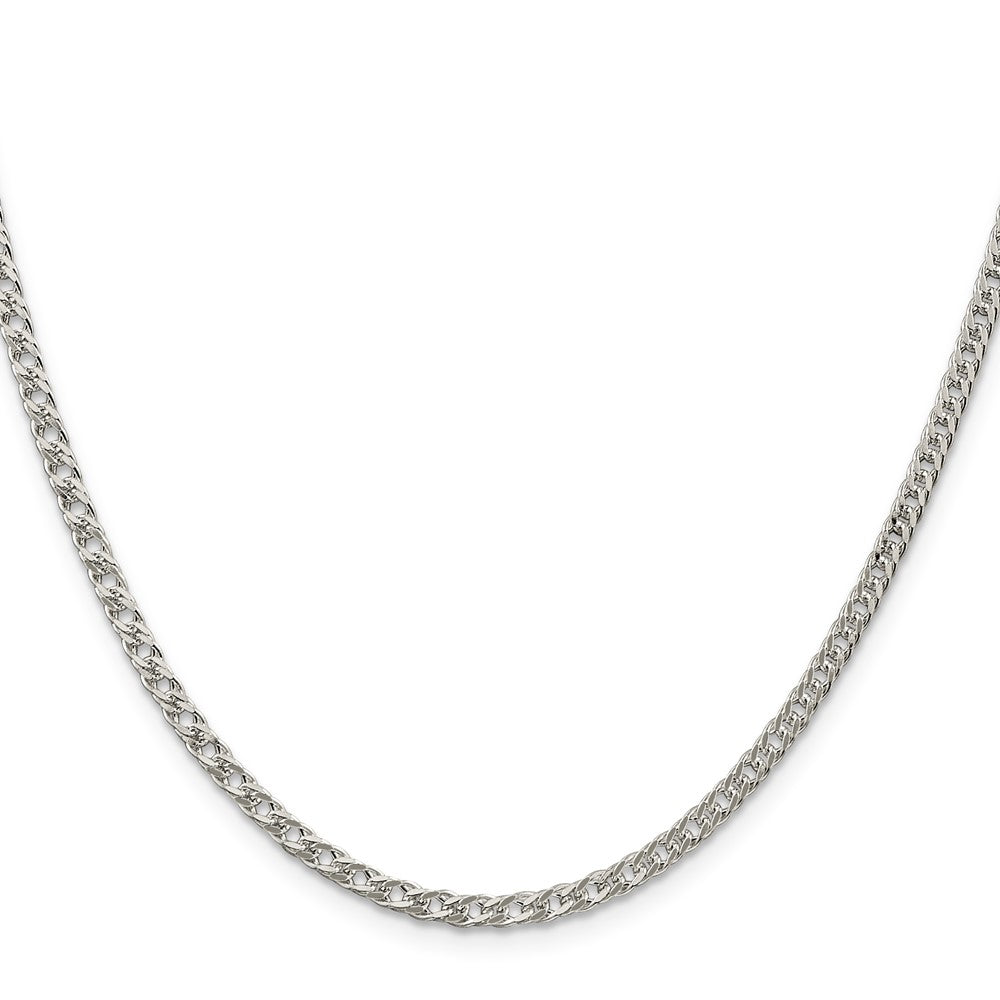 High-Quality 3.3mm Sterling Silver Rambo Link Chain - Stylish & Affordable!