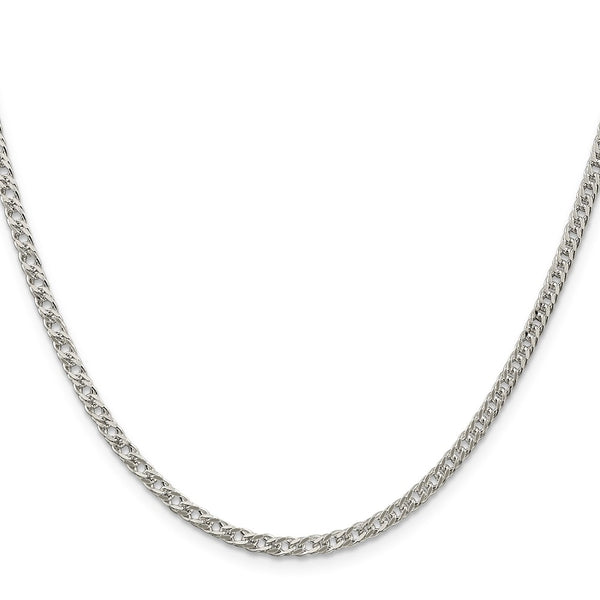 3.3mm Sterling Silver Rambo Link Chain