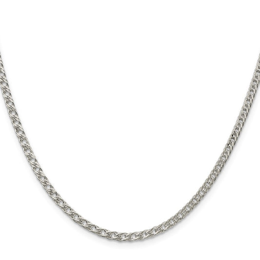 High-Quality 3.3mm Sterling Silver Rambo Link Chain - Stylish & Affordable!