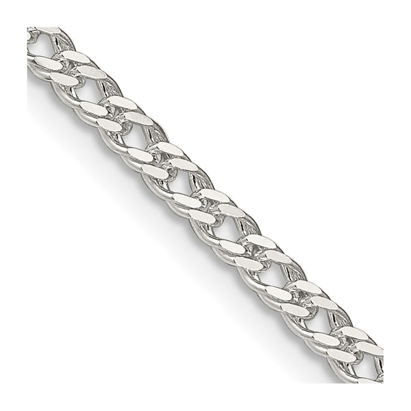 3.3mm Sterling Silver Rambo Link Chain