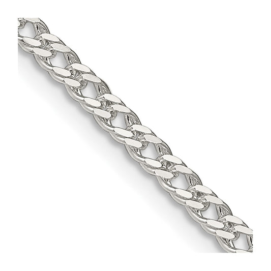 High-Quality 3.3mm Sterling Silver Rambo Link Chain - Stylish & Affordable!