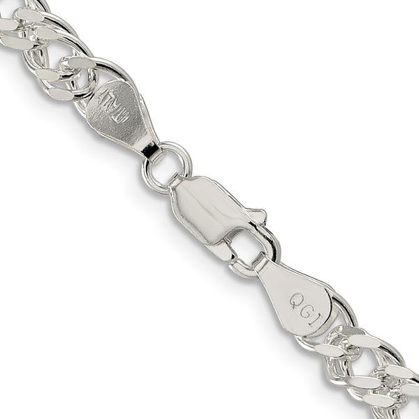 5.5mm Sterling Silver Rambo Link Chain - Style GR1-1033483