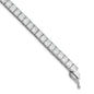 Shop Stylish Rhodium-Plated Sterling Silver Square CZ Bracelet - 8 Inches-1