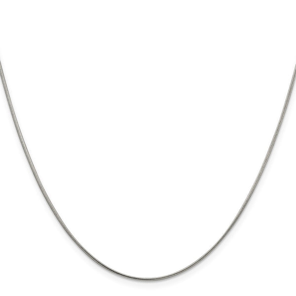 1mm Sterling Silver Snake Chain - Style GR1-1033839