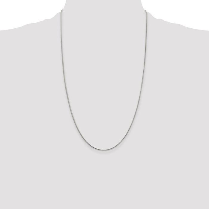 High-Quality 1mm Sterling Silver Snake Chain - Affordable Elegance for You-4