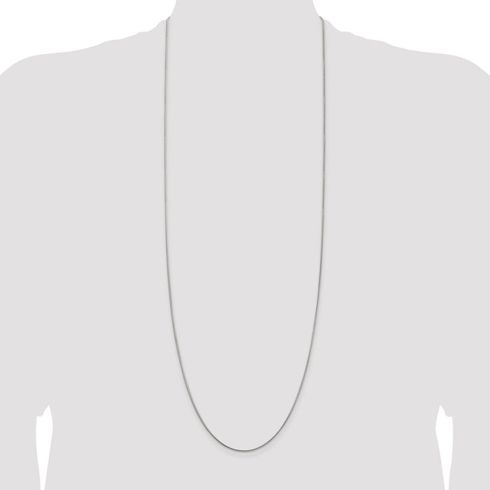 High-Quality 1mm Sterling Silver Snake Chain - Stylish & Affordable Jewelry-4