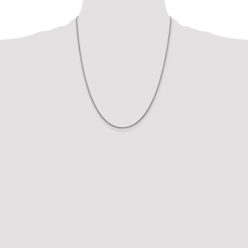 Order Stylish 1.2mm Sterling Silver Snake Chain with 4-Inch Extension