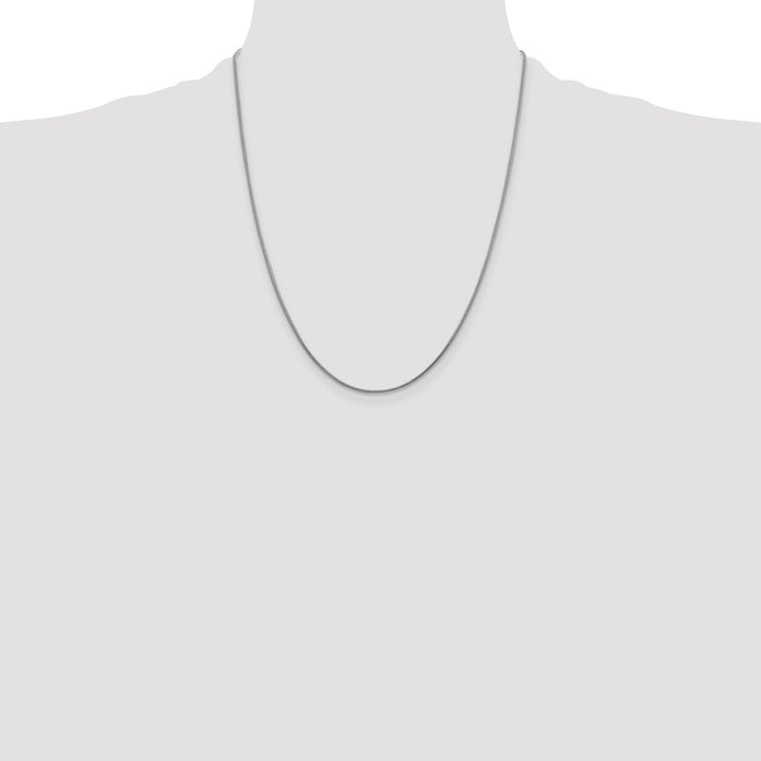 Order Stylish 1.2mm Sterling Silver Snake Chain with 4-Inch Extension-4