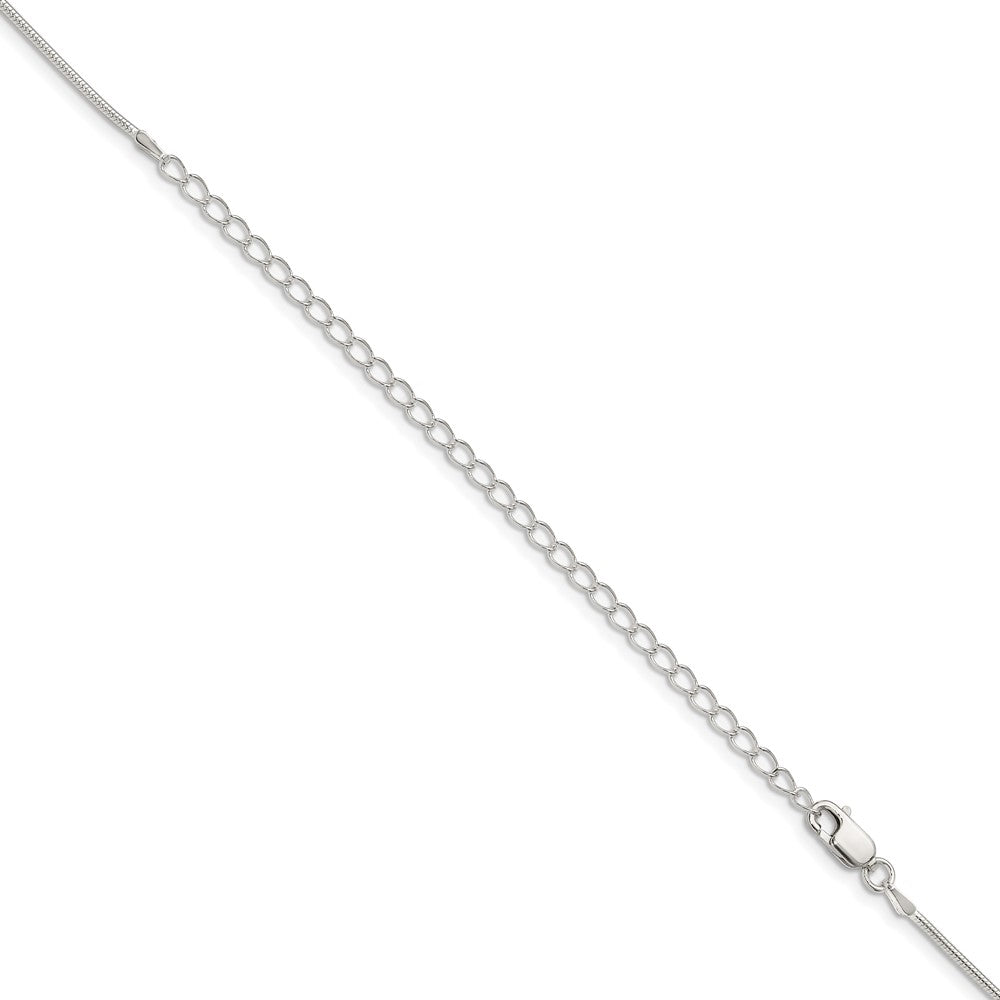 Order Stylish 1.2mm Sterling Silver Snake Chain with 4-Inch Extension