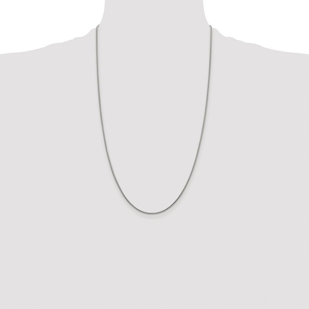 Buy Stylish Rhodium-Plated 1.2mm Sterling Silver Snake Chain - Affordable Elegance