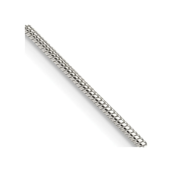 1.25mm Sterling Silver Snake Chain