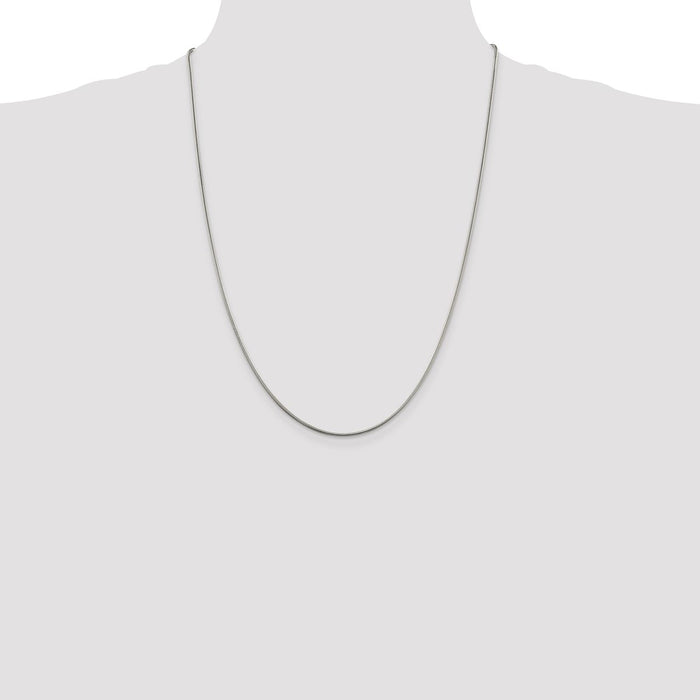 Buy Stylish 1.5mm Sterling Silver Snake Chain - Affordable Luxury Jewelry-4