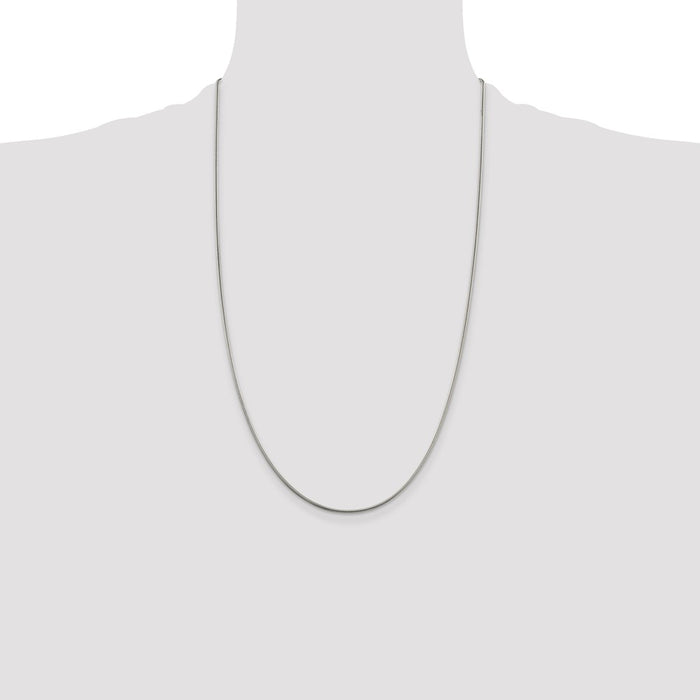 Buy Stylish 1.5mm Sterling Silver Snake Chain - Affordable Luxury Jewelry-4