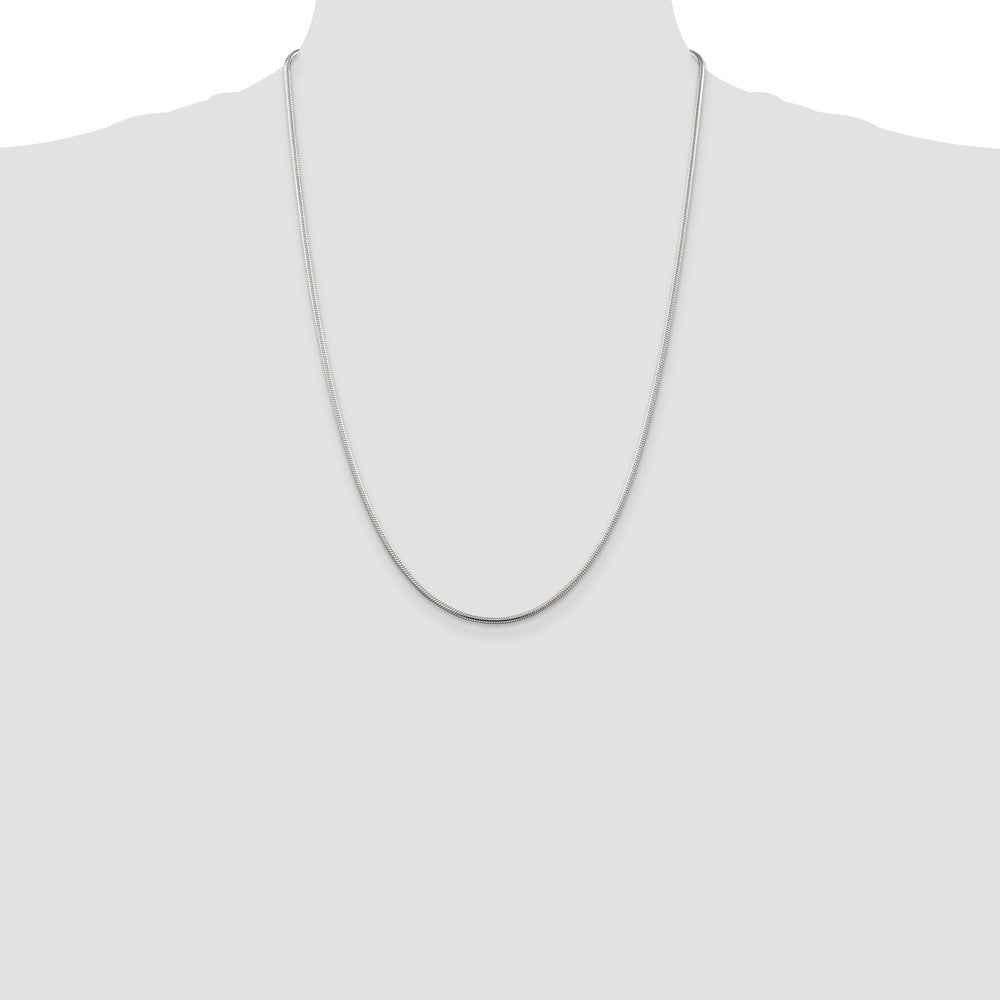 High-Quality 1.75mm Sterling Silver Snake Chain - Affordable Style & Luxury