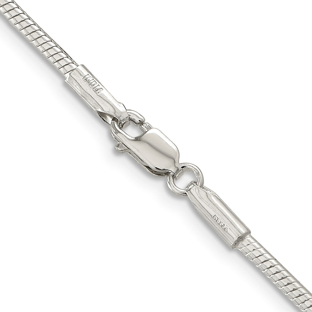 High-Quality 2mm Sterling Silver Snake Chain - Stylish and Affordable Jewelry