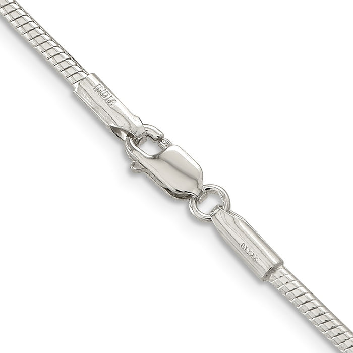 High-Quality 2mm Sterling Silver Snake Chain - Stylish and Affordable Jewelry-3