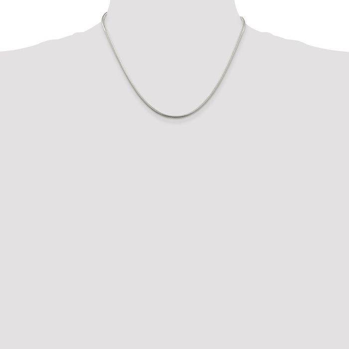 Buy Stylish 2mm Sterling Silver Snake Chain - High-Quality Value Jewelry-4