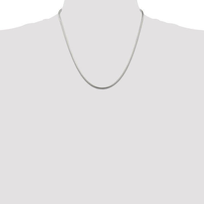 Order Stylish 2mm Sterling Silver Snake Chain - Affordable Luxury Jewelry-4