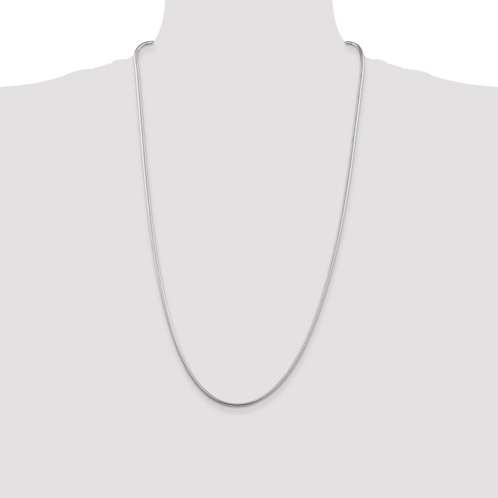 High-Quality 2mm Sterling Silver Snake Chain - Stylish and Affordable Jewelry