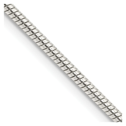 High-Quality 2mm Sterling Silver Snake Chain - Stylish & Affordable Jewelry
