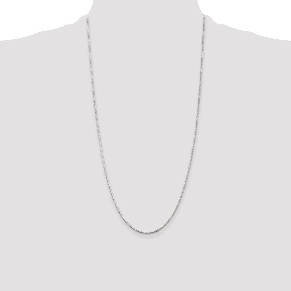 High-Quality 1.2mm Round Sterling Silver Snake Chain - Stylish & Affordable!