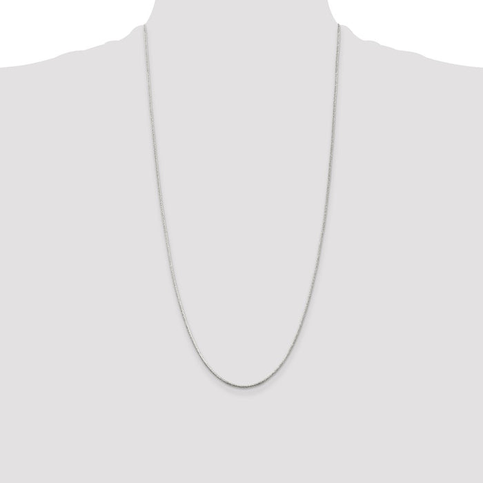 High-Quality 1.2mm Round Sterling Silver Snake Chain - Stylish & Affordable!-4