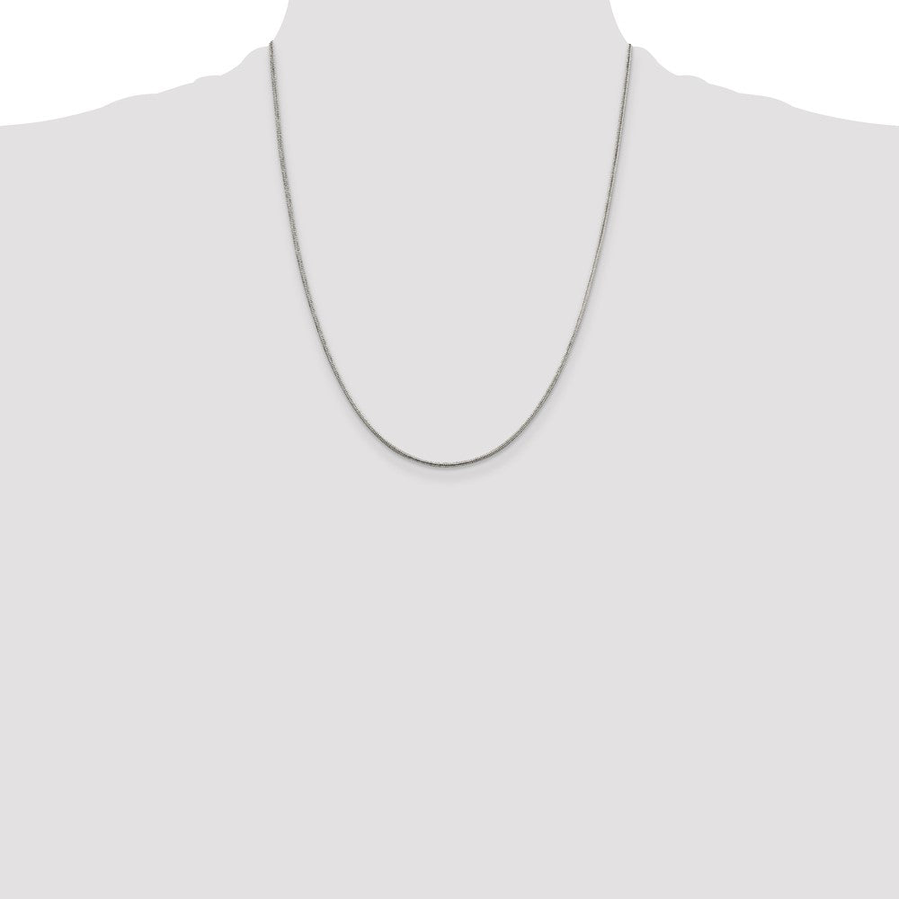 Buy Stylish 1.5mm Round Sterling Silver Snake Chain - Affordable Luxury Jewelry