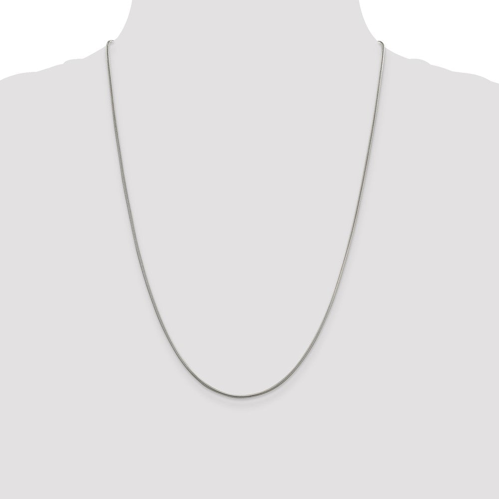 Buy Stylish 1.5mm Round Sterling Silver Snake Chain - Affordable Luxury