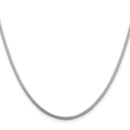 Exclusive 1.6mm Round Sterling Silver Snake Chain - Stylish and Affordable!