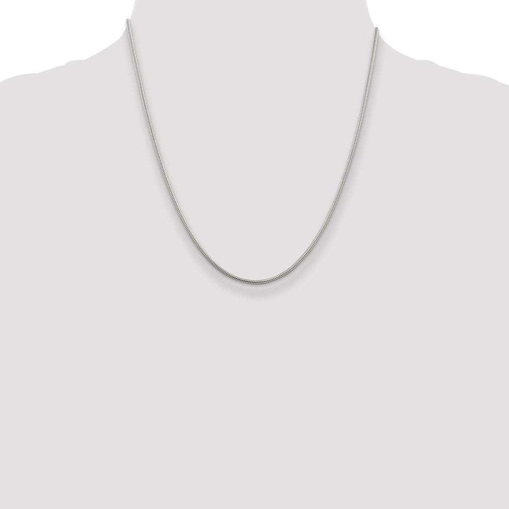 Exclusive 1.6mm Round Sterling Silver Snake Chain - Stylish & Affordable Jewelry
