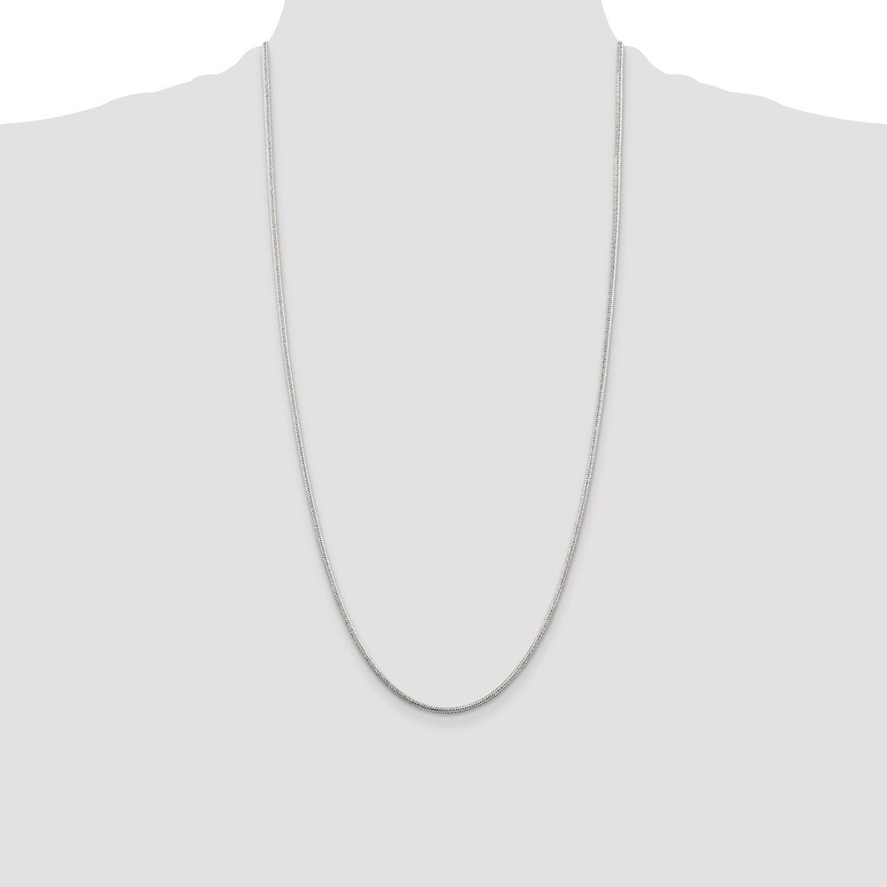 Buy 1.6mm Round Sterling Silver Snake Chain - Stylish, High-Quality Value!