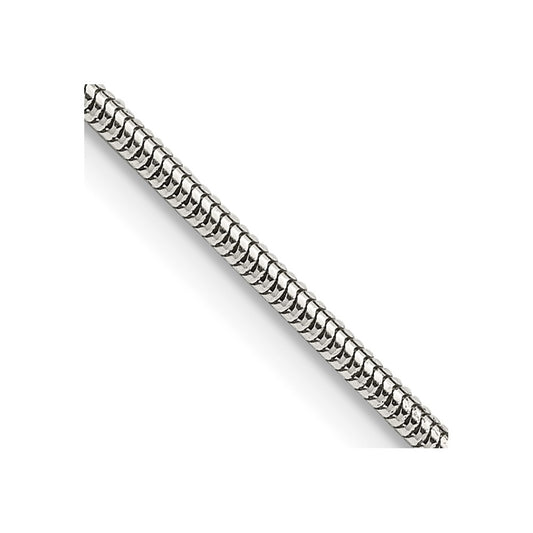 Exclusive 1.6mm Round Sterling Silver Snake Chain - Stylish & Affordable Jewelry