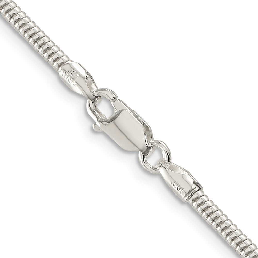 Buy Stylish 2.5mm Round Sterling Silver Snake Chain - Affordable Luxury Jewelry