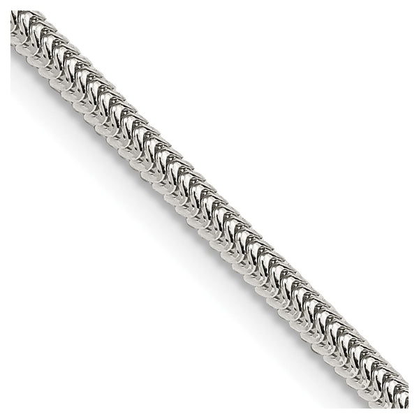 2.5mm Round Sterling Silver Snake Chain