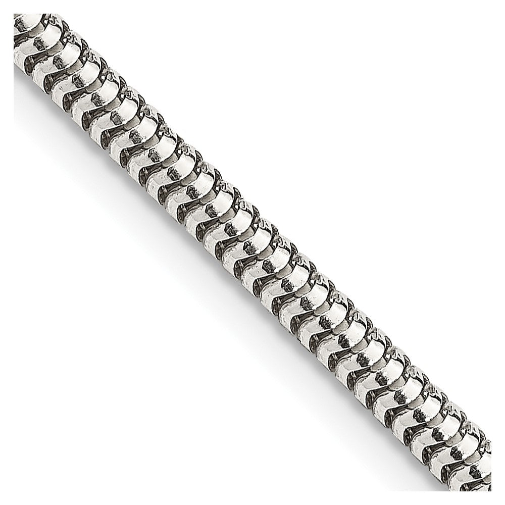 Exclusive 3mm Round Snake Chain in Sterling Silver - Stylish & Affordable Jewelry