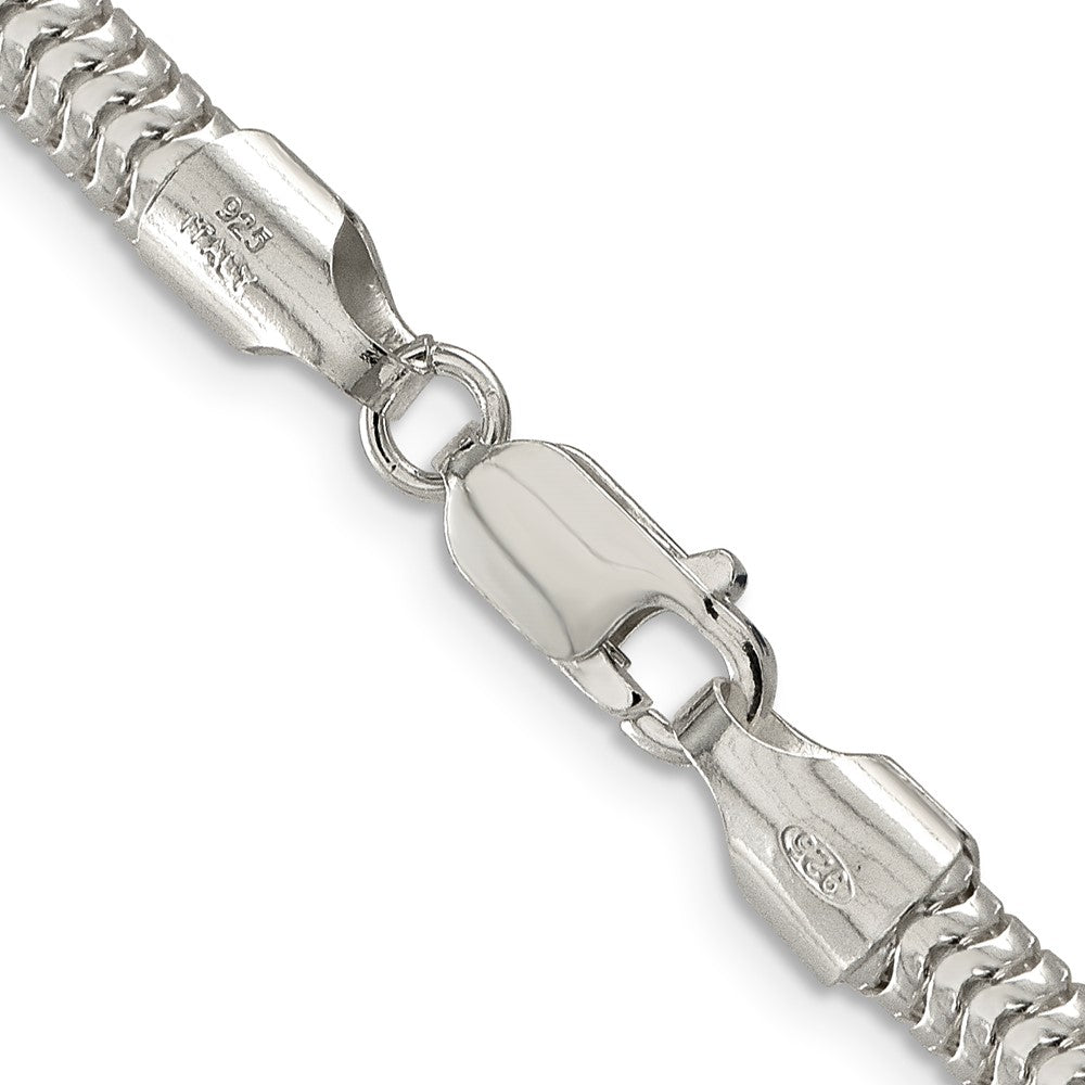High-Quality 5mm Round Snake Chain in Sterling Silver | Stylish & Affordable