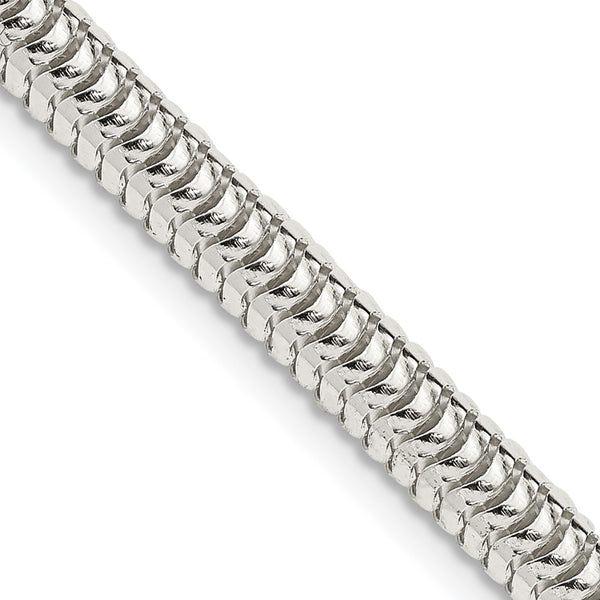 5mm Round Snake Chain in Sterling Silver - Style GR1-1033892