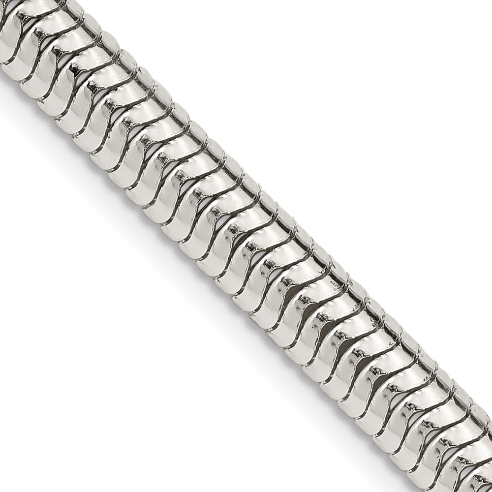 Buy Stylish 6mm Round Sterling Silver Snake Chain - Affordable Elegance!